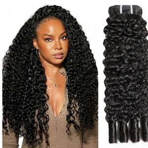 18" 3C4A Water Wave Burmese Bundle 12A 100% Unprocessed Human Hair Natural Black